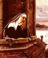 Eugene de Blaas - Far Away Thoughts